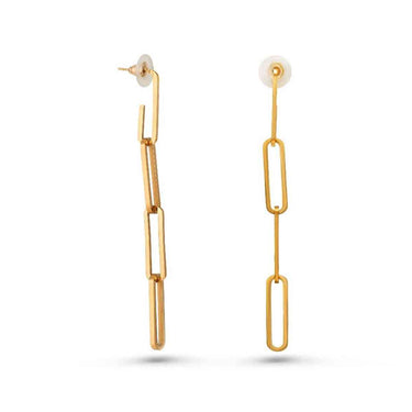 The Pendantes - Gold Earrings - Gold Chain Earrings - Women's Earrings Earrings Brother & Sisters